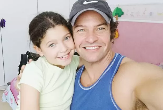 Orlando Fundichely y su hija