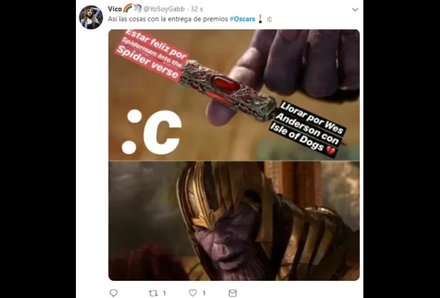 Oscar 2019: estos son los memes más divertidos que dejó la premiación