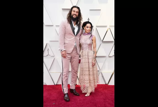 Jason Momoa y Lisa Bonet premios Oscar 2019