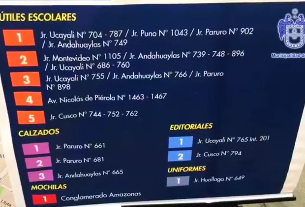 Padres de familia pueden adquirir útiles escolares y uniformes en estas zonas seguras