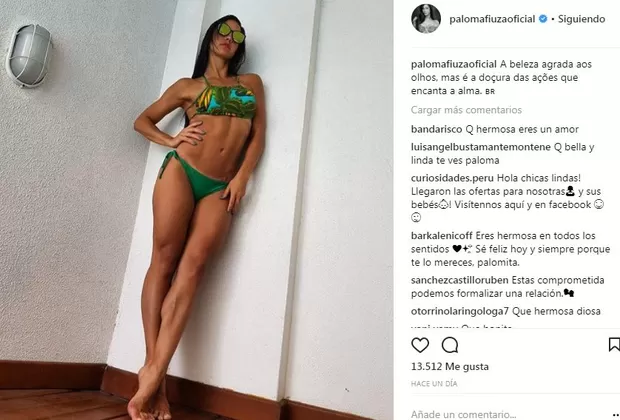 Paloma Fiuza en bikini