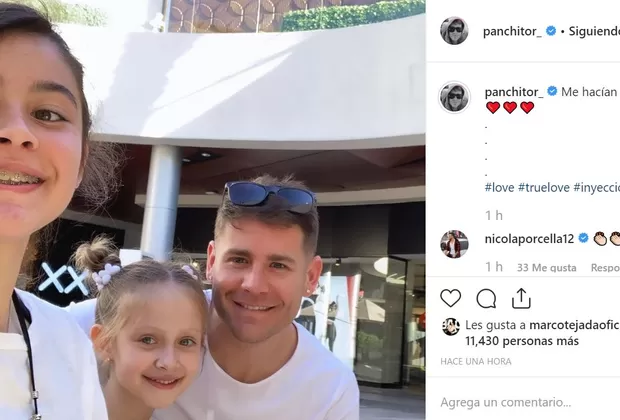 Pancho Rodríguez viajó a Chile para reencontrarse con sus hijas