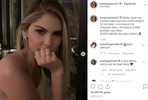 Bárbara Evans y Gustavo Theodoro