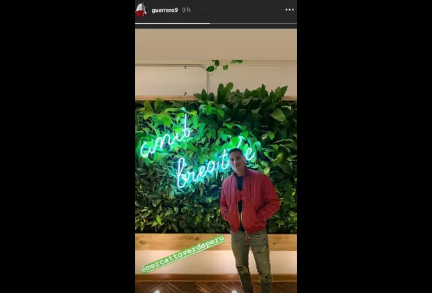 Paolo Guerrero restaurante Alondra García Miró