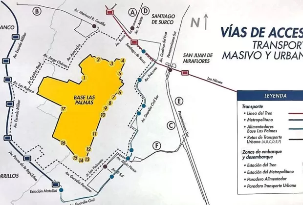 Papa Francisco: conoce las rutas especiales que te llevarán a Las Palmas