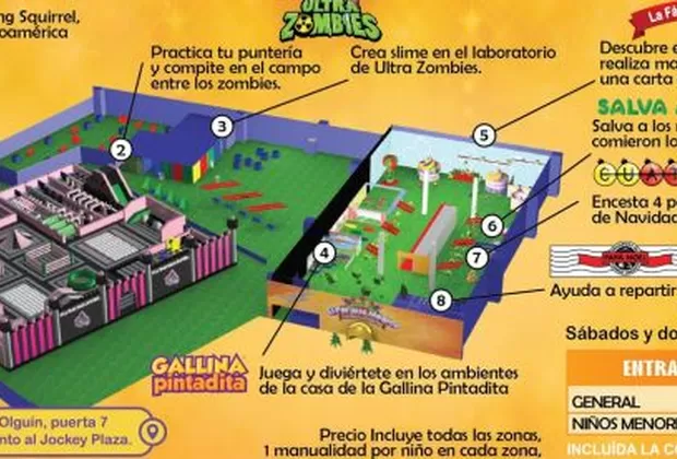 ‘Parque mágico y la Fábrica de Papá Noel’ llegaron a Lima