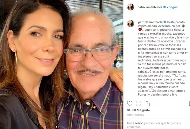 Patricia Manterola papá