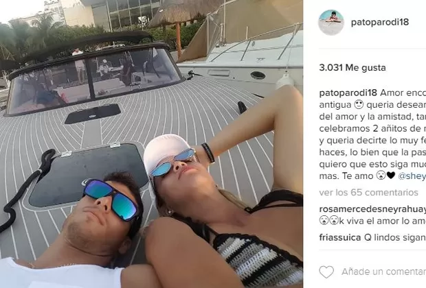 Patricio Parodi enamora así a Sheyla Rojas por San Valentín 