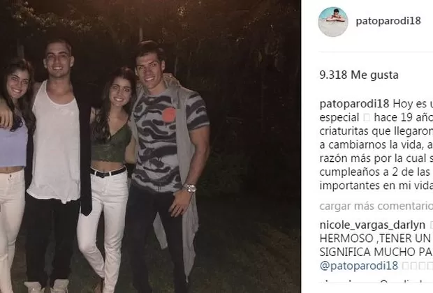 Instagram: Patricio Parodi e Ike homenajearon así a sus hermanas gemelas