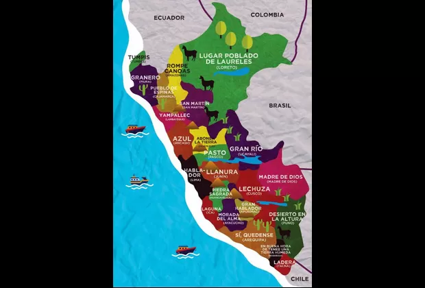 significado de departamentos peru