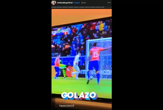 Perú vs. Chile: Melissa Klug festejó así la goleada de la selección nacional