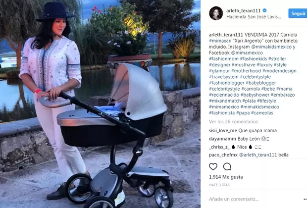 'Primer amor a mil por hora': Arleth Terán se lució así tras dar a luz