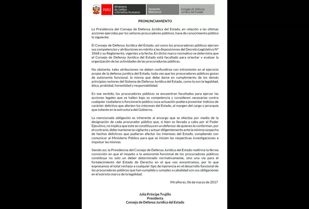 Príncipe: Atribuciones de procuradores no deben confundirse con intromisión