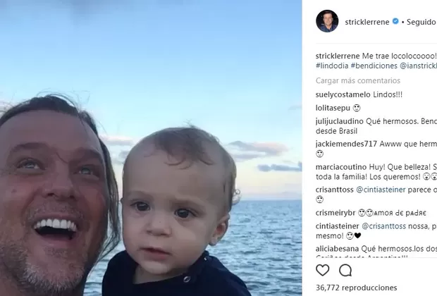 'El privilegio de amar': René Strickler y su bebé enternecen las redes