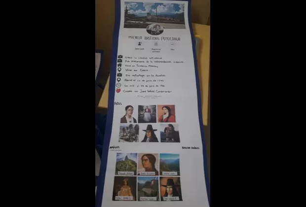 Profesor enseña historia con perfiles de Facebook a estudiantes en Ica