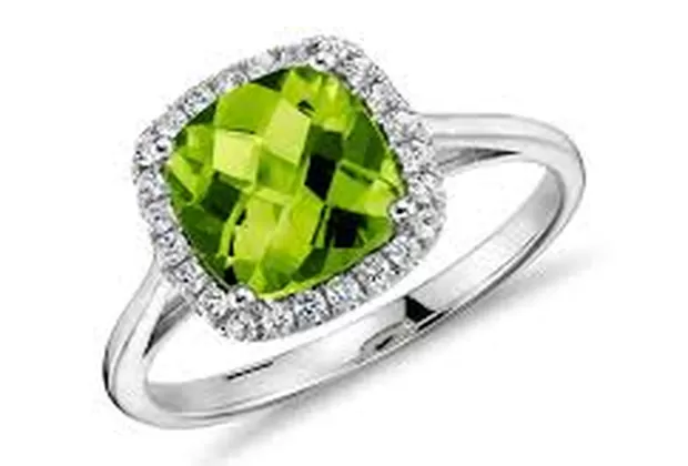anillo peridoto