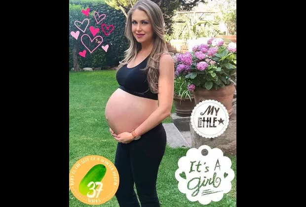 La actriz Ingrid Martz revela el nombre de su bebé e inicia la cuenta regresiva