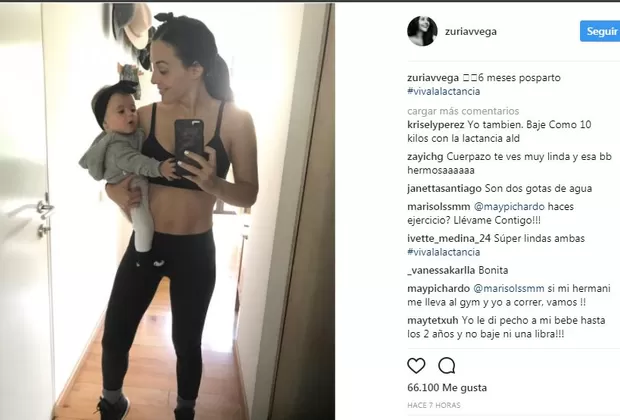 'Qué pobres tan ricos': mira cómo luce Zuria Vega a 6 meses de ser madre