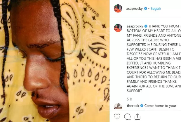 Rapero ASAP Rocky es liberado en Suecia en espera de fallo en juicio por agresión
