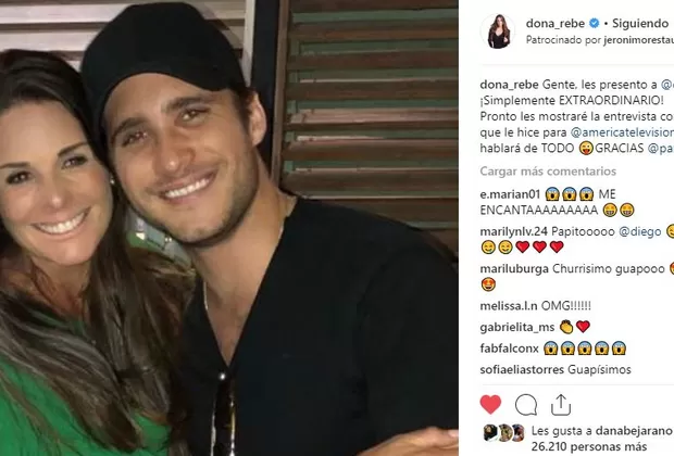Rebeca Escribens y Diego Boneta
