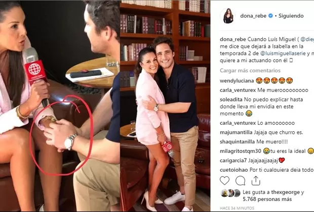 Rebeca Escribens y Diego Boneta