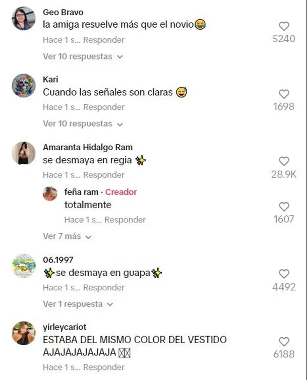 Los usuarios no dejaron de comentar el inusual incidente / TikTok