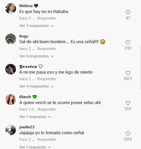 Las reacciones en TikTok 