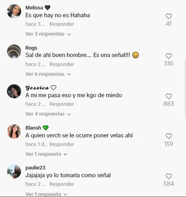 Las reacciones en TikTok 