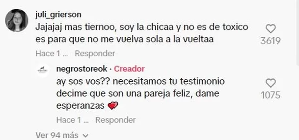 Joven reaccionó y negó que su novio sea "tóxico" / TikTok