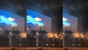 La agrupaci&oacute;n Agua Marina toc&oacute; durante un reciente concierto en vivo / Video: @Jsanchezmoscol