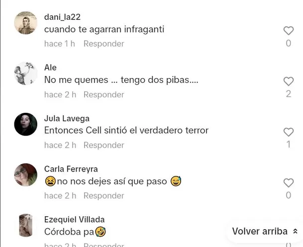 Comentarios en TikTok 