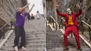 YouTube viral: hincha de Alianza Lima imita baile del 'Joker' en escaleras del Bronx. Foto: captura