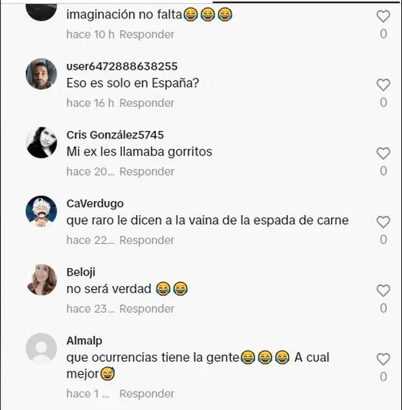 Comentarios en TikTok 