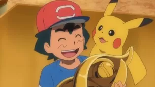 Ash Ketchum ganó una Liga Pokémon tras 22 años de intentarlo. Foto: captura