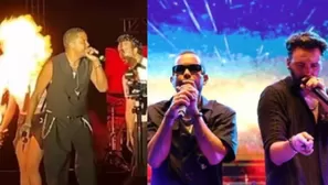 Bailarina de Ilegales herida por pirotécnico en pleno show / Instagram