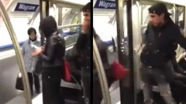 Broma cruel: joven empujó a una muchacha fuera del metro Broma cruel: joven empujó a una muchacha fuera del metro