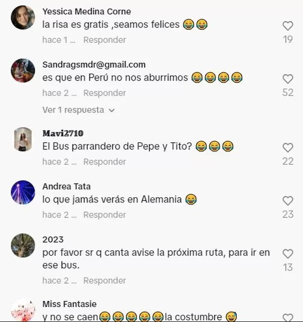 Comentarios en TikTok 