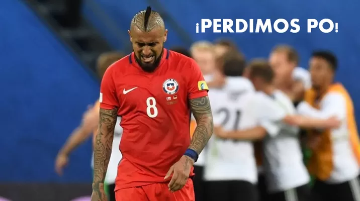 Chile perdió ante Alemania en la final de la Copa Confederaciones. Meme: Twitter Chile perdió ante Alemania en la final de la Copa Confederaciones. Meme: Twitter