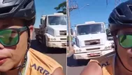 Ciclista grabó su atropello en Brasil y video causó conmoción