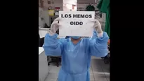 Coronavirus: Médicos y enfermeras agradecen aplausos y se suman a campaña #QuédateEnCasa con emotivo video. 