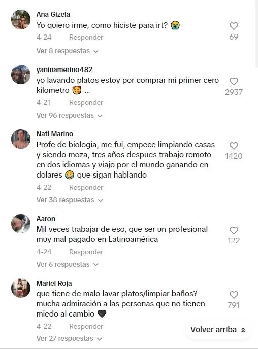 La joven generó varias reacciones en TikTok 