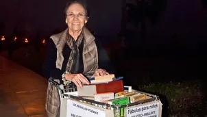 Pilar Mujica, la dama de los libros. Foto: Caretas