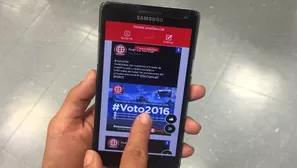 Usuarios podrán interactuar a través de #Voto2016 / Video: América Noticias