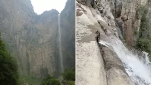 Un turista descubrió que la cascada se abastecía con una tubería de agua / Canal N