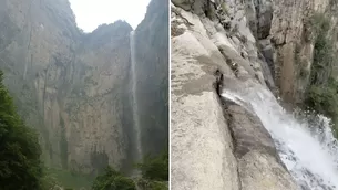 Un turista descubrió que la cascada se abastecía con una tubería de agua / Canal N