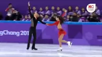 Patinadores sobre hielo al ritmo de 'Despacito' en Pyeongchang 2018. Twitter: @RiverettiMX