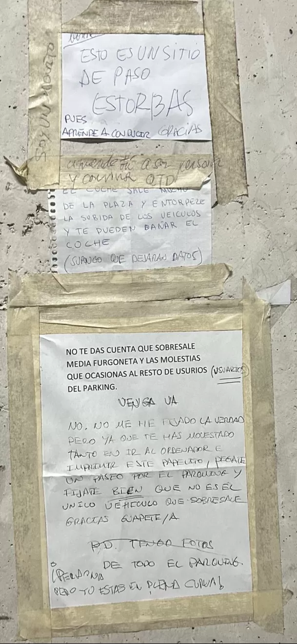 Vecinos discuten por auto mal estacionado y se hacen virales. Foto: X