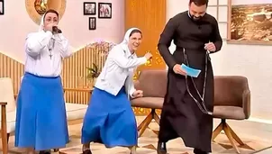 Dos monjas se vuelven viral con impresionante beatbox y baile en programa de televisión. Fuente: @tvpaieterno