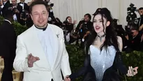 Elon Musk y Grimes. Foto: AFP