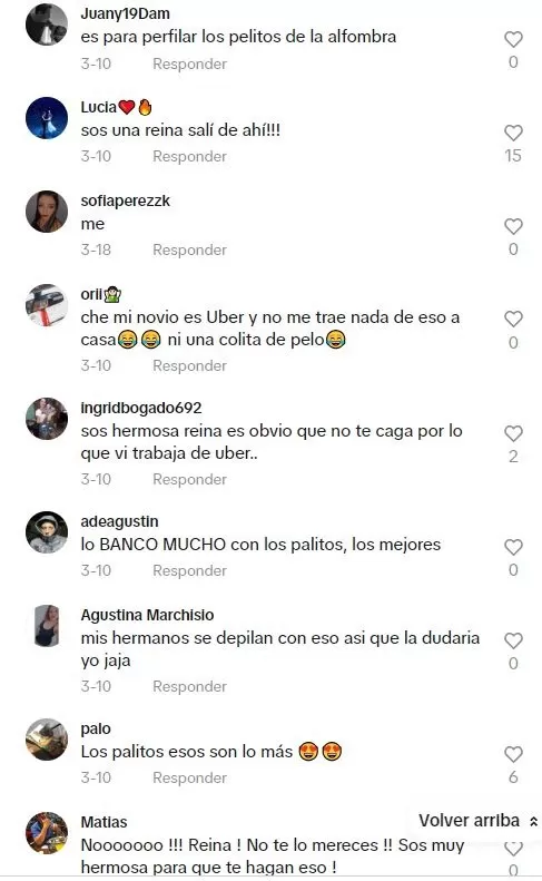 Usuarios de TikTok reaccionaron al video 